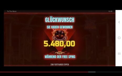 Was ein Knaller?To The Moon ?Moneymaker84 Online Casino ? Moneymaker84, Merkur Magie, Novoline