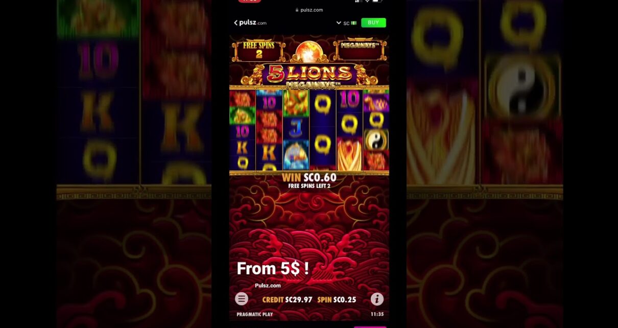 Win on lion megaways// online casino // Pulsz