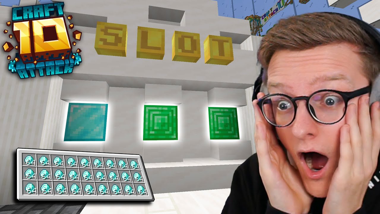 ZWEITES CASINO GAME! SLOTS! (REICH?!) - CRAFTATTACK 10 - #36