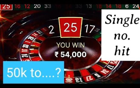 how to hit single number | #roulette #tricks | online casino games| how to make turn a profit