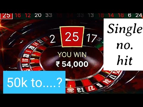 how to hit single number | #roulette #tricks | online casino games| how to make profit