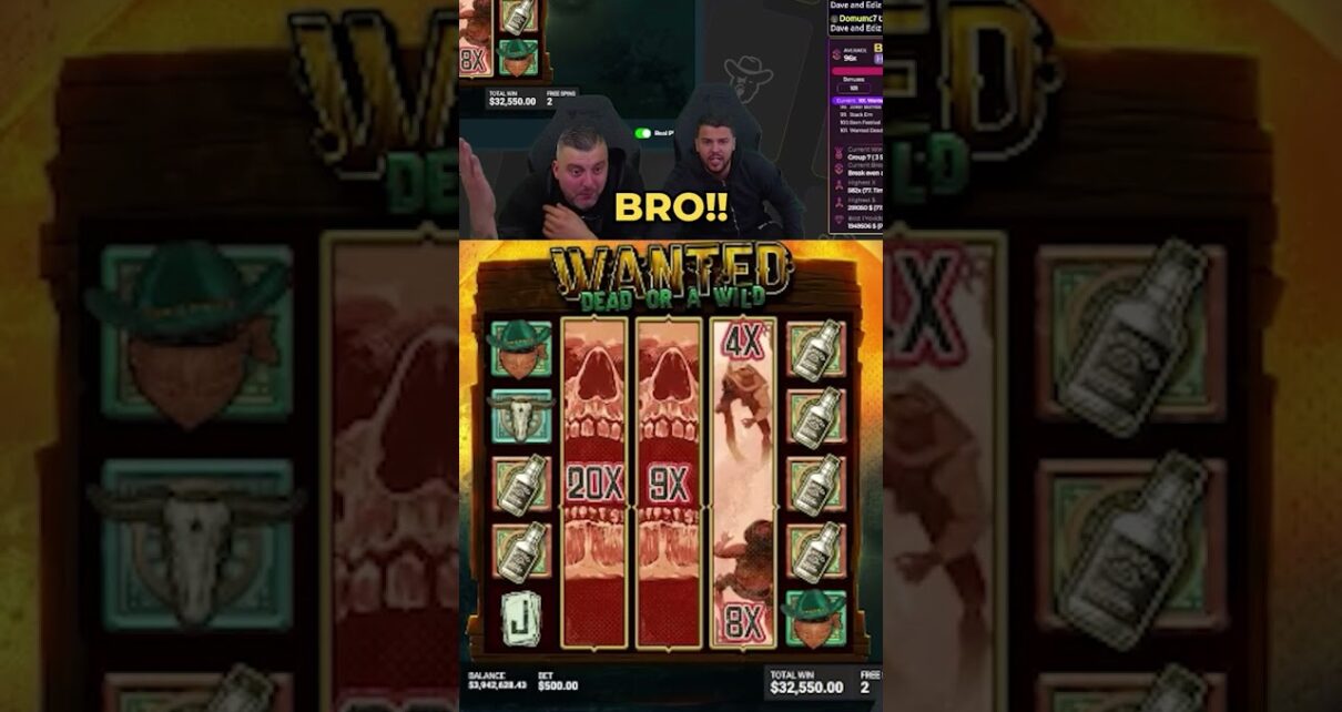 ,300,000 INSANE WANTED DEAD OR A WILD SLOT WIN!? #slots #casino #bigwin