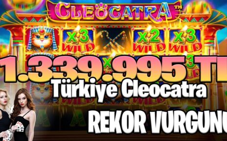 1.5 MİLYON TL Rekor Vurgunu Fena Patlattık | Cleocatra | #sweetbonanza #gatesofolympus #slotizle