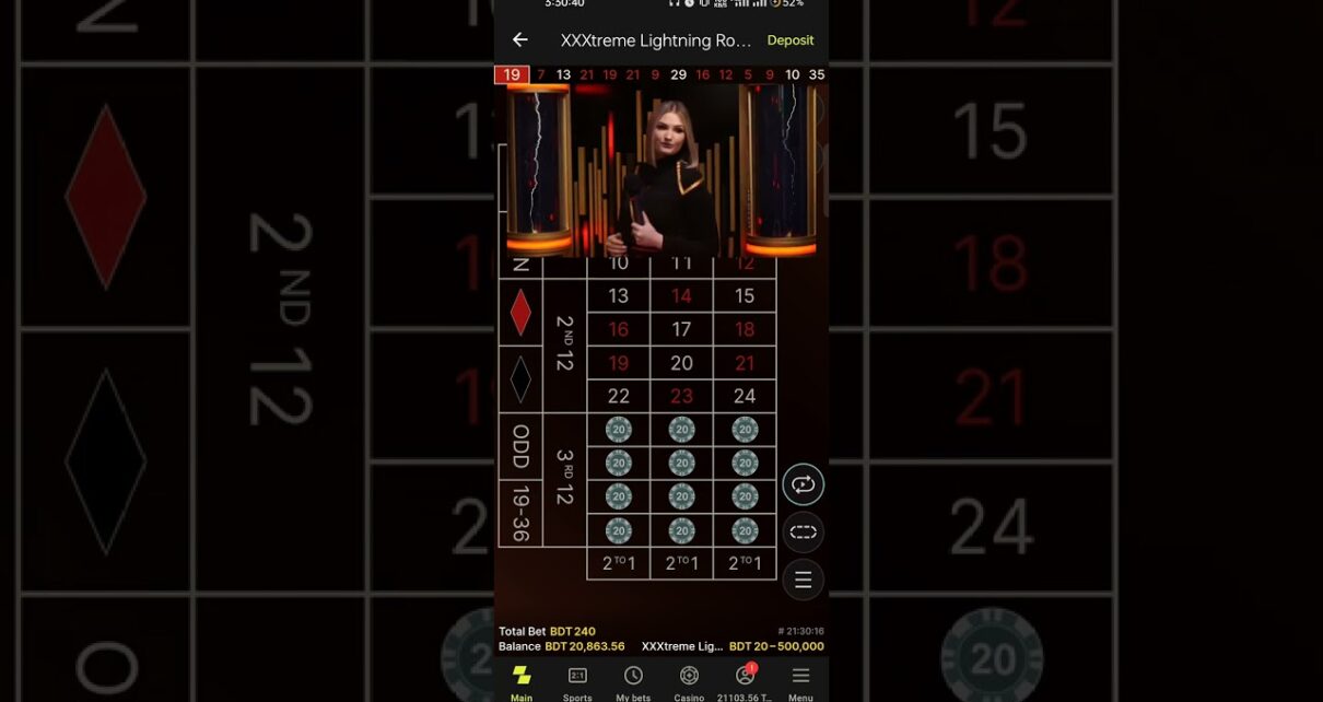 20K Evolution Xxxtreme Lightning Roulette Online Casino ||