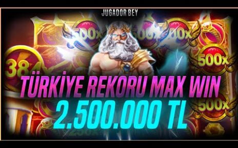 2.500.000 TL (5000X) MAX WİN BEKLENEN AN!. | GATES OF OLYMPUS TÜRKİYE REKOR KAZANCI