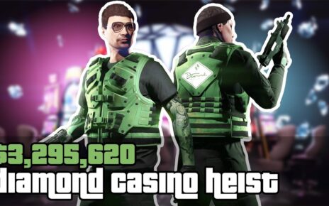 *3.2 MILLIONS IN 1 HEIST!* | GTA Online Casino Heist Aggressive, With Diamonds