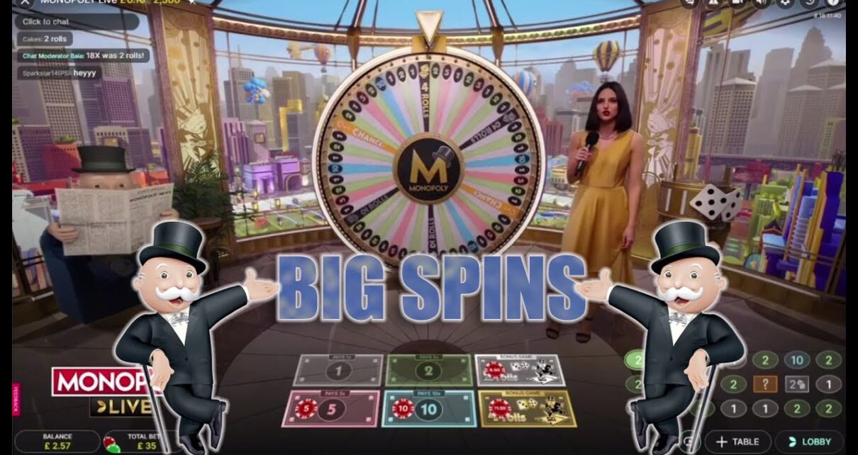 £35 A SPIN on Monopoly Live! ROLLS?! – Online Casino Games – Big Win?!