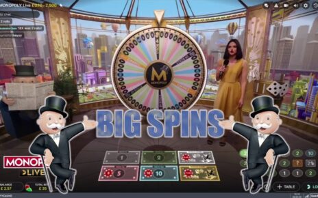 £35 A SPIN on Monopoly Live! ROLLS?! – Online Casino Games – Big Win?!