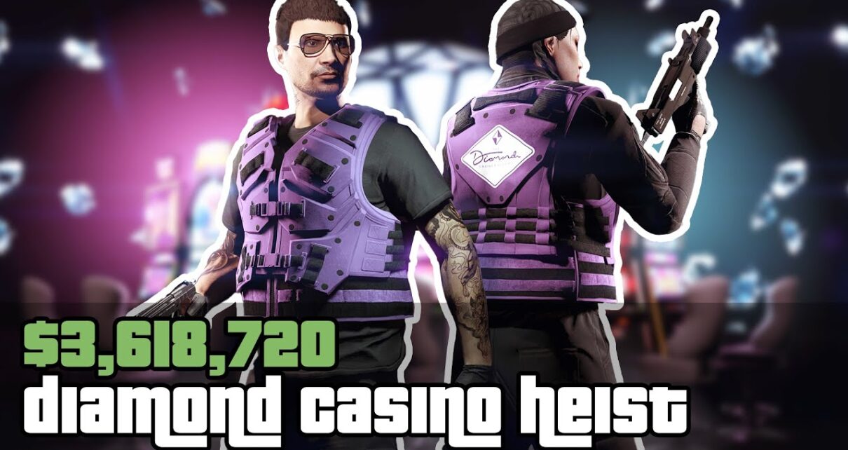 *3.6 MILLIONS IN 1 HEIST!* | GTA Online Casino Heist Aggressive, With Diamonds