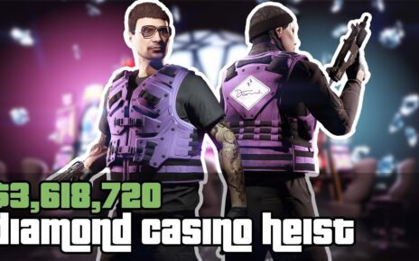 *3.6 MILLIONS IN 1 HEIST!* | GTA Online Casino Heist Aggressive, With Diamonds