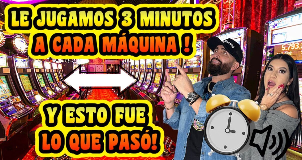 3️⃣ MINUTOS 7 MÁQUINAS EN EL CASINO ! QUE PODEMOS GANAR ? SALDRA A CUENTA JUGAR ASI ?