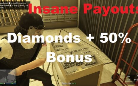 .4Millions Insane Take Duo – Casino Heist With DIAMONDS(1.5X Money Bonus)