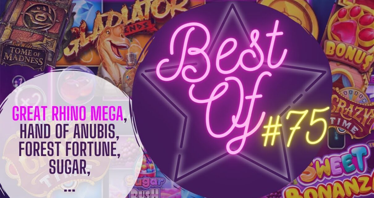 BESTOF CASINO : Great Rhino Mega & Hand Of Anubis à l’honneur !