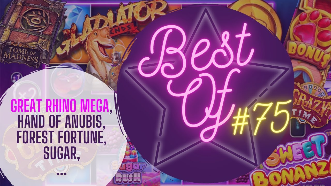 BESTOF CASINO #75 : Great Rhino Mega & Hand Of Anubis à l'honneur !