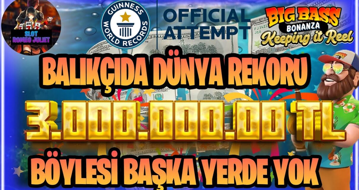 BİG BASS BONANZA | ALTIN BALIK VE ALTIN HASANI AYNI ANDA ALDIK DÜNYA REKORU KIRDIK!  3.000.000.00 TL