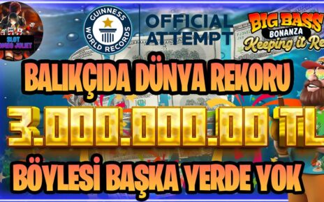 BİG BASS BONANZA | ALTIN BALIK VE ALTIN HASANI AYNI ANDA ALDIK DÜNYA REKORU KIRDIK!  3.000.000.00 TL