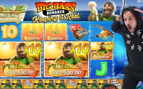 BIG BASS BONANZA – KEEPING it existent – HIT BIG FISH with X10 MULTIPLIER – BIG CASINO WIN SLOT ONLINE