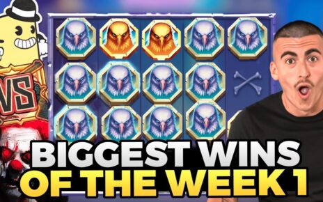 BIGGEST WINS OF THE WEEK 1 || NEW GAME PAYS US INSANE!