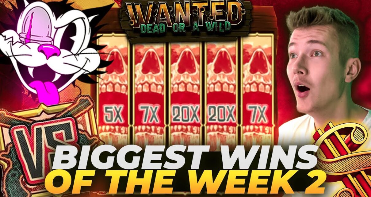 BIGGEST WINS OF THE WEEK 2 || INSANE 5 VS MAX WIN ON WANTED!!