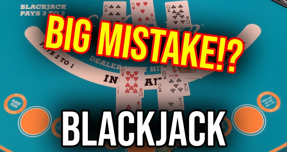 BLACKJACK! PLAYING WRONG AND WINNING BIG!!