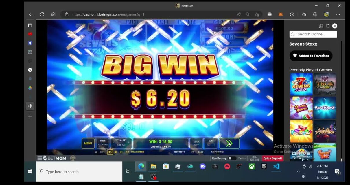 Bet Mgm online casino slots! Lets get some New Years Jackpots!