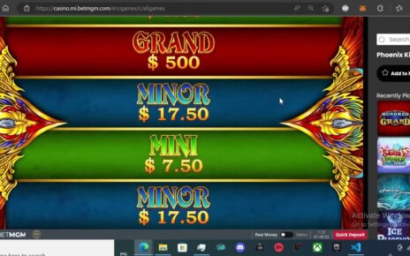 Bet Mgm online casino slots! Phoenix Kingdom!!!