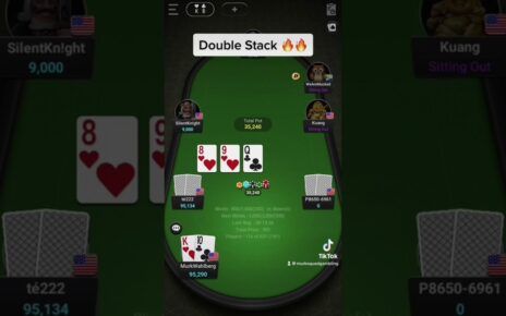 Double Stacked? #gambling #casino #poker #ggpoker #onlinecasino