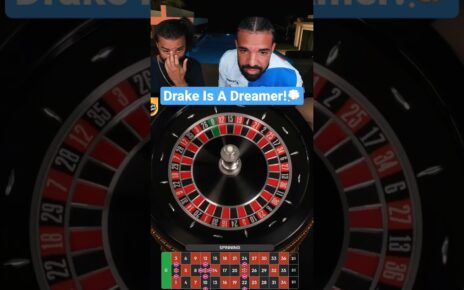 Drake Is A Dreamer On Roulette! #drake #bigwin #roulette #casino