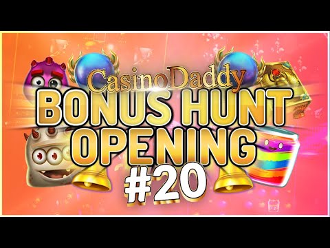 €9000 Bonus Hunt – Casino Bonus opening from Casinodaddy LIVE Stream #20