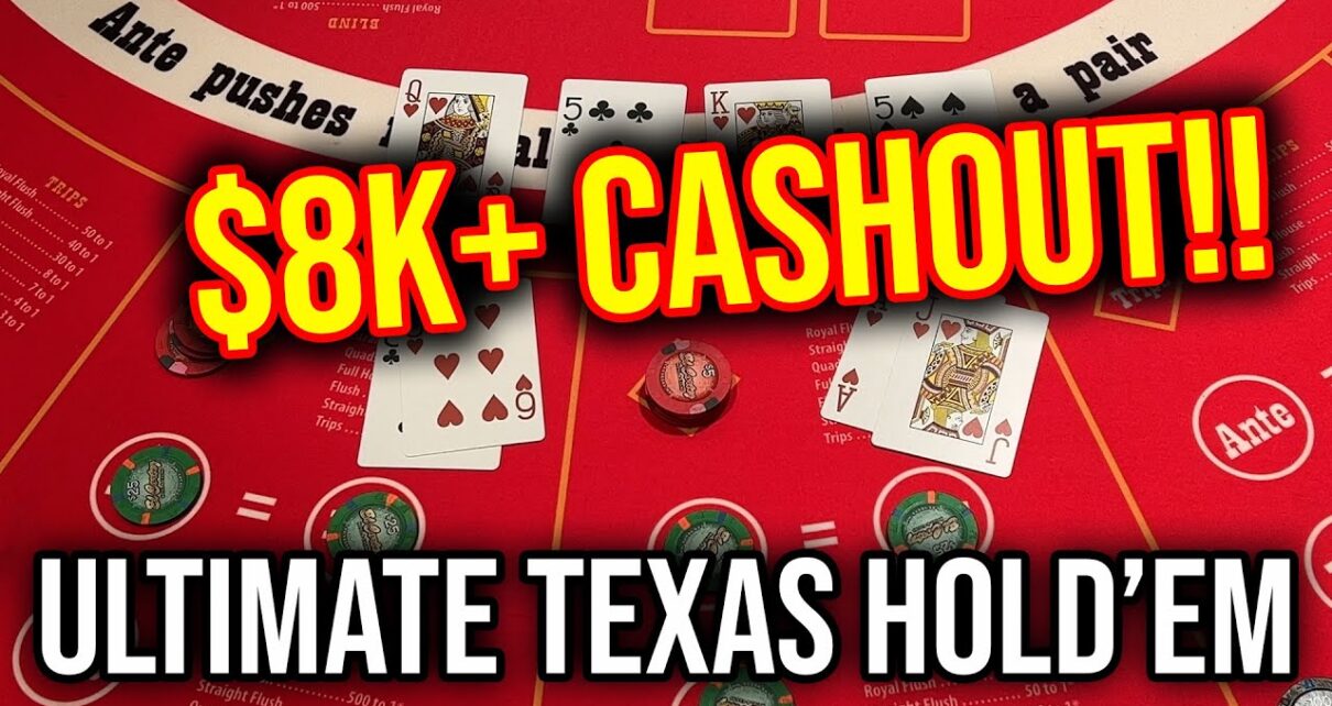 EPIC WIN!! THE CURSE IS OVER!! ULTIMATE TEXAS HOLD’EM!! January 6th 2023