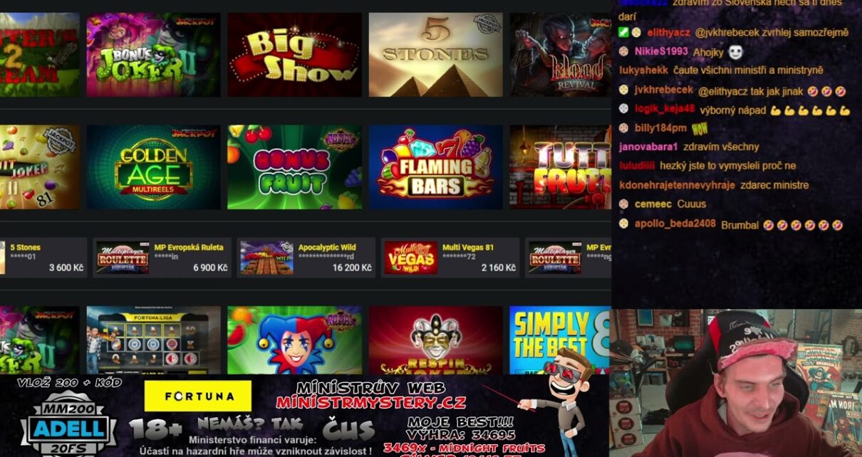 FORTUNA ONLINE CASINO 10.1.2023 • KOMPLETNÍ ZÁZNAM STREAMU