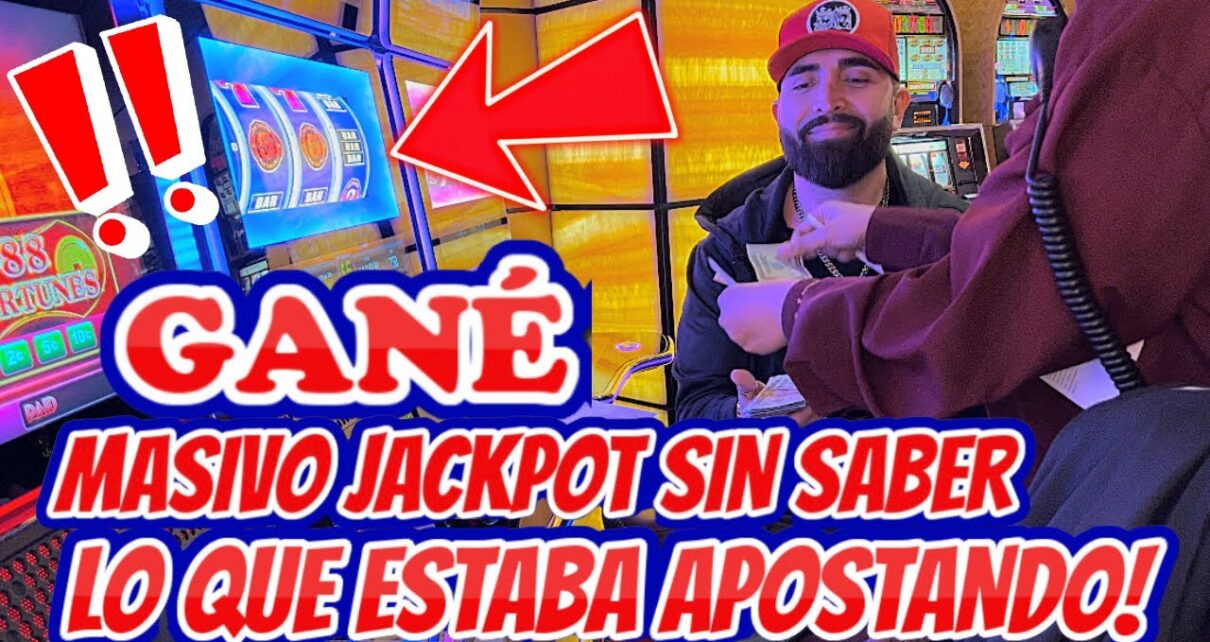 ? GANÉ MASIVO JACKPOT SIN SABER LO QUE ESTABA APOSTANDO EN EL CASINO !