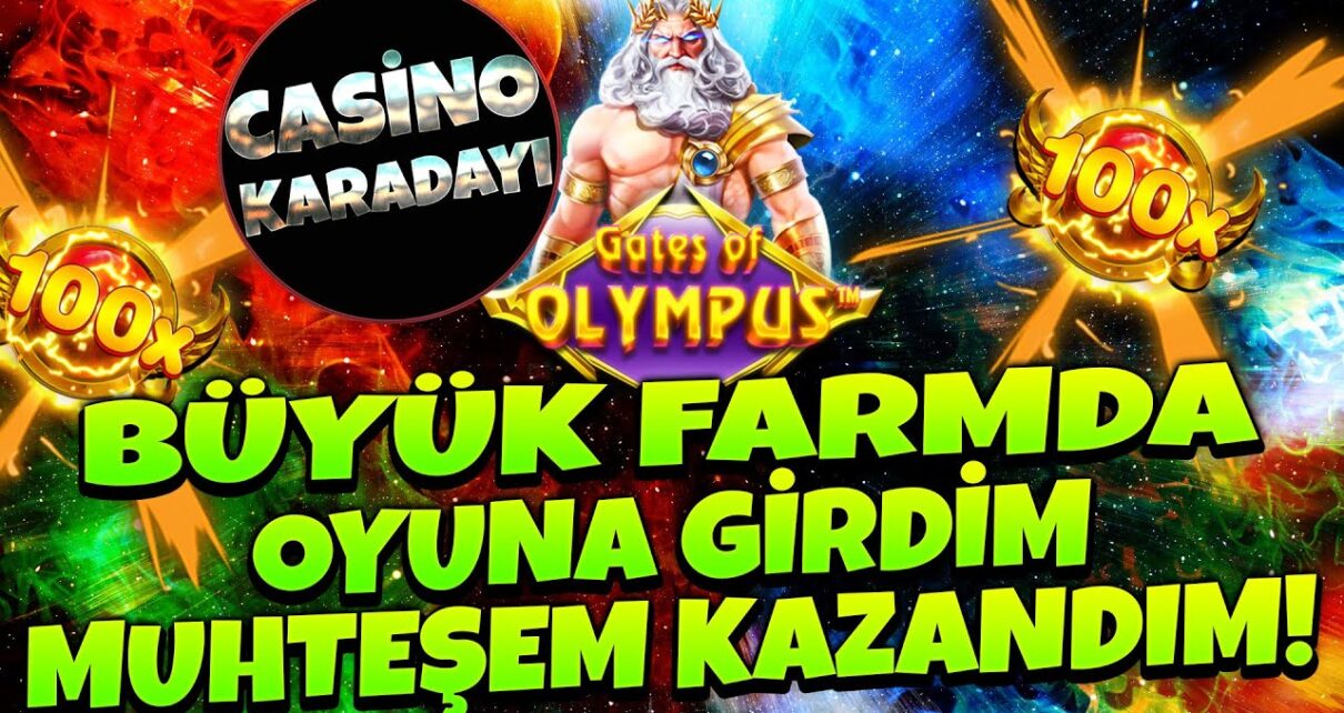 Gates of Olympus | FARMDAN OYUNA GİRDİM EFSANE KAZANDIM | BIG WIN