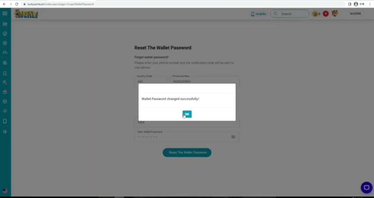 How to Change Password – Lucky Sprite Online Casino Philippines