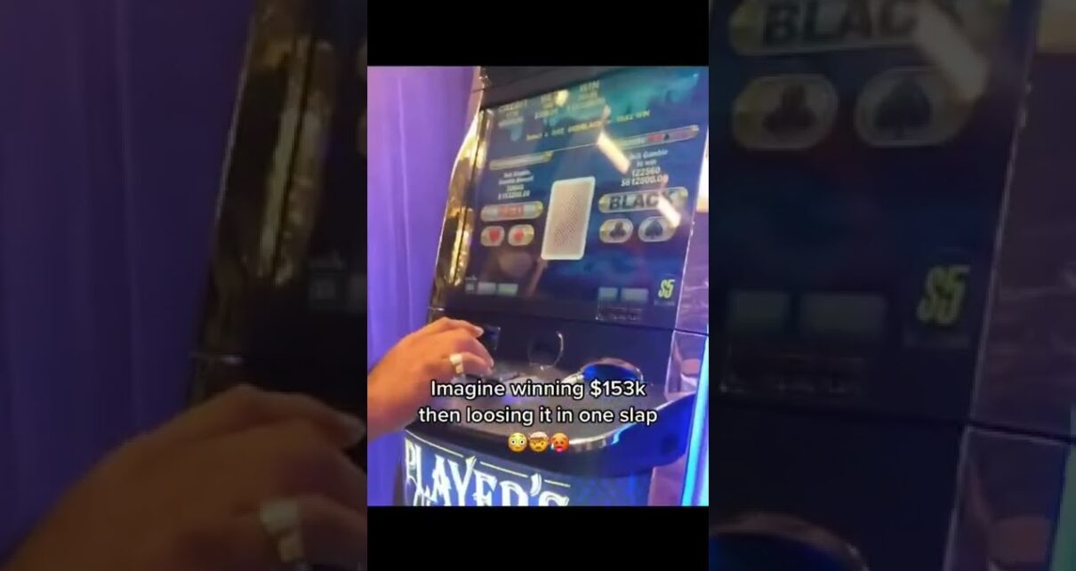 Imagine winning 3,000 and loosing it in 1 slap ???
