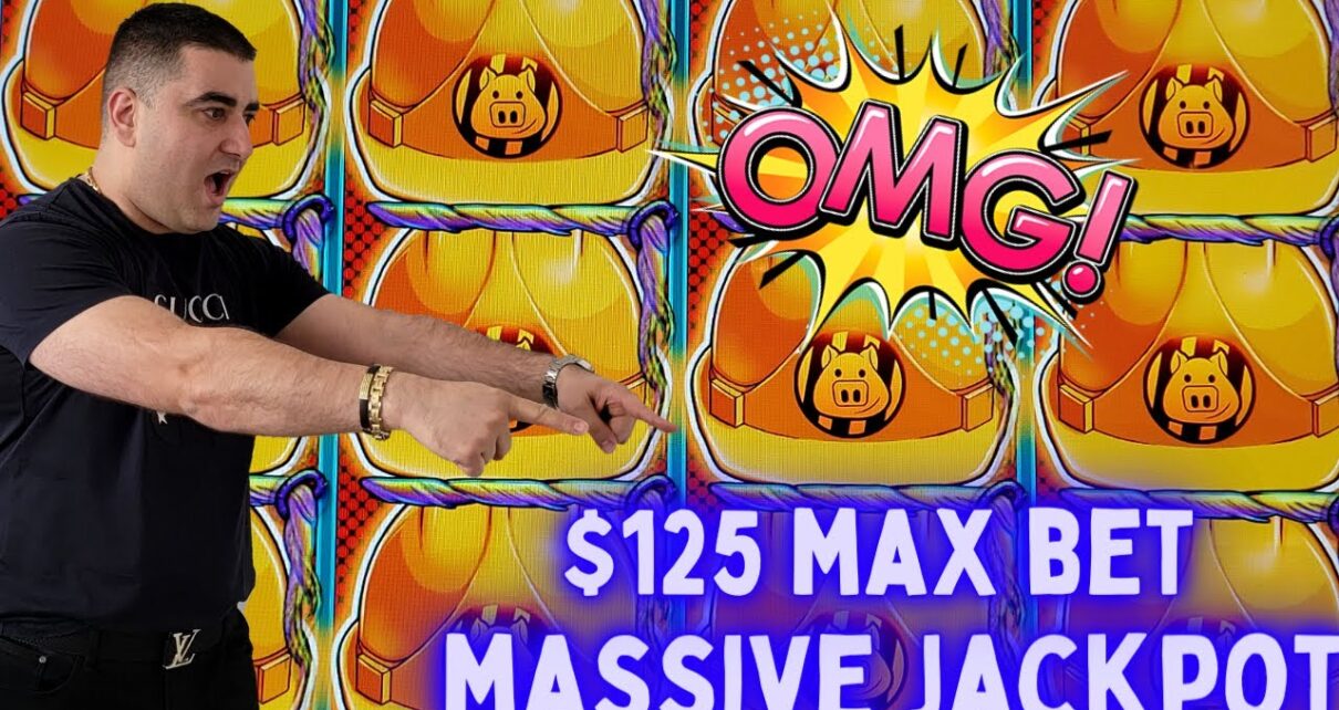 It Finally Happened – MASSIVE JACKPOT On Huff N Puff Slot Machine | SE-1 | EP-26