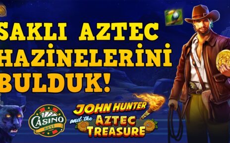 ?#JohnHunterAztecTreasure’da Altınları Kaptık! – Casino Beyi #slot#casino#slotoyunları#slotvideoları