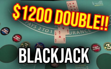 MASSIVE WIN!! LIVE BLACKJACK!! January 14th 2023