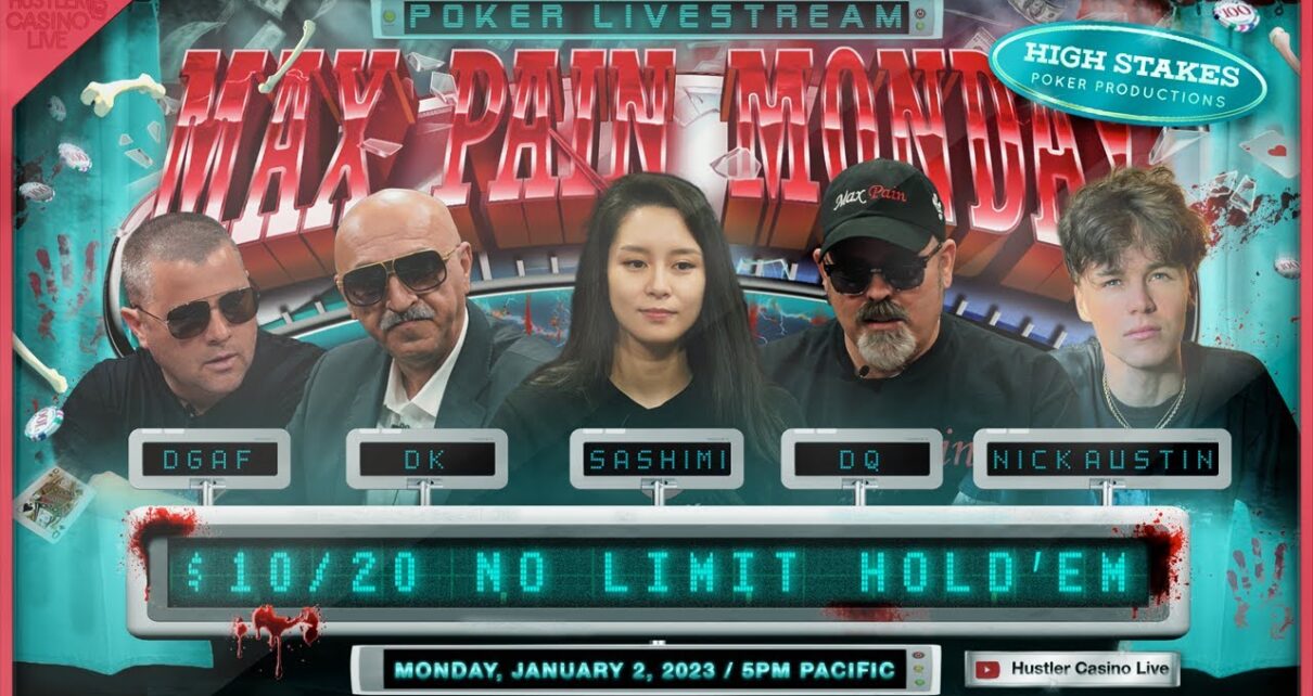 MAX hurting MONDAY!! Nick Austin, DGAF, Sashimi, DQ, DK & Marouane53!! Commentary by RaverPoker