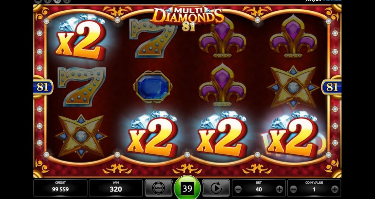 Multi Diamonds 81 – priebeh hry online casino automatu od Kajot Games