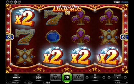 Multi Diamonds 81 – priebeh hry online casino automatu od Kajot Games