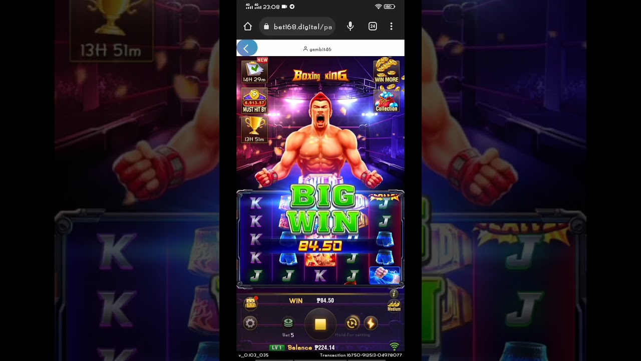 Namigay na BOXING KING cash out/Bet168 online casino