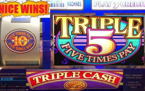 OLD schoolhouse CASINO SLOTS: 10 TIMES PAY crimson WHITE & BLUE + TRIPLE 5 TIMES PAY + TRIPLE CASH SLOT PLAY!