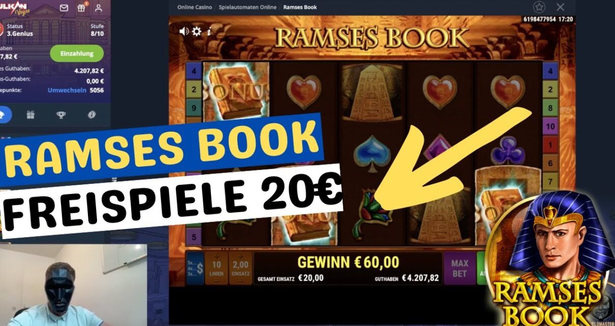 Online Casino Deutsch | Ramses Book auf 20€ Eskalation Freispiele im Online Casino Deutsch