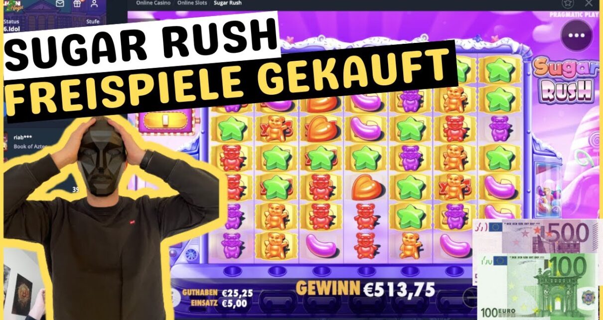 Online Casino Deutsch | Sugar Rush Freispiele gekauft 600 € ? WAS EIN KAMPF ?