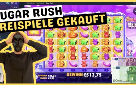 Online Casino Deutsch | Sugar Rush Freispiele gekauft 600 € ? WAS EIN KAMPF ?