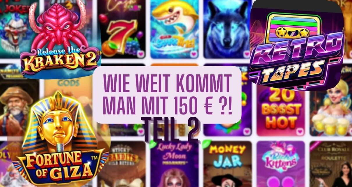 Online Casino Deutsch – Wie weit kommt man mit 150 Euro TEIL 2