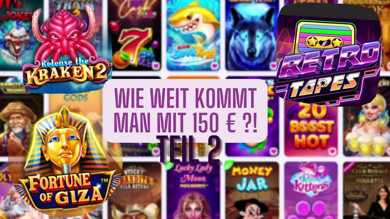 Online Casino Deutsch - Wie weit kommt man mit 150 Euro TEIL 2