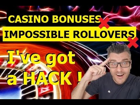 Online casino Bonuses are IMPOSSIBLE to rollover into the existent balance!!! OR ARE THEY ? I know HOW !