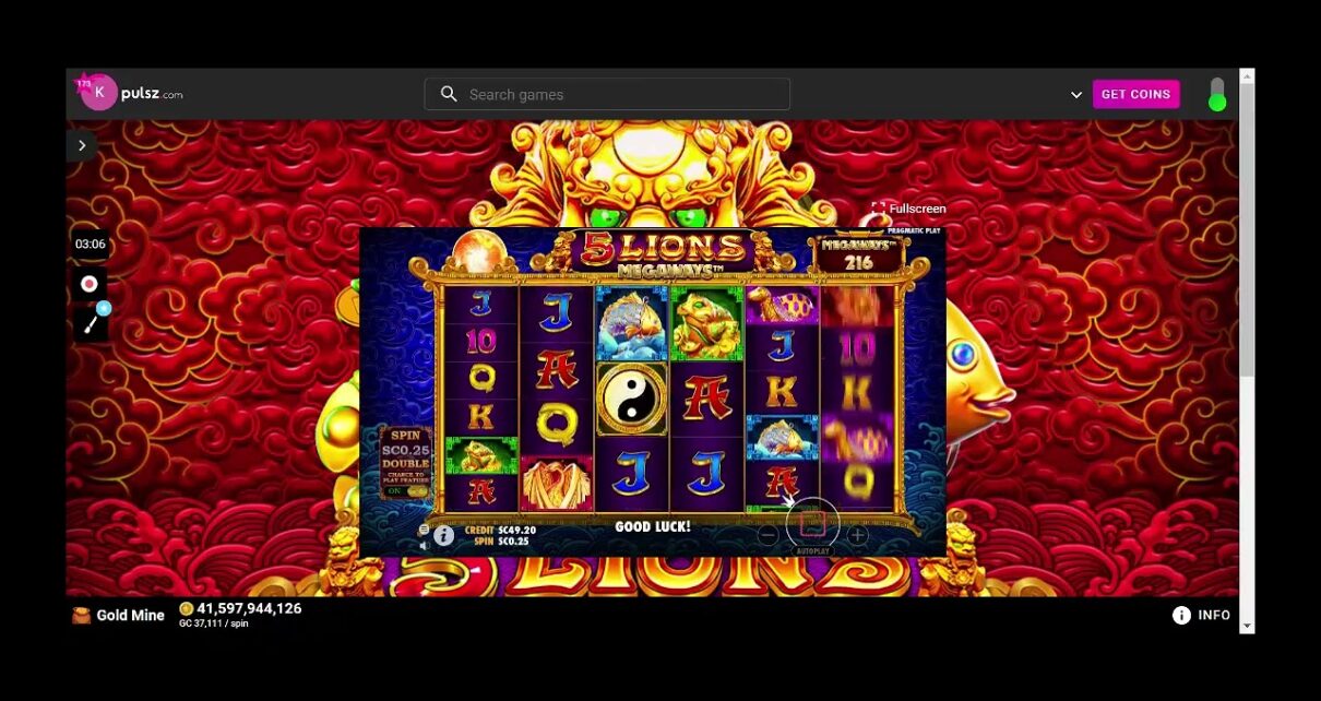 **** Pulz online casino!!! 5 Lions Megaways game play!!!!*****